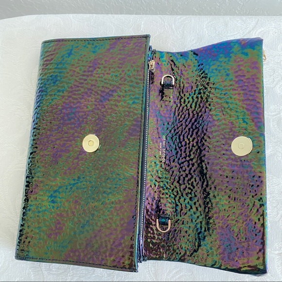 henri bendel iridescent leather chain strap bag - Picture 8 of 13